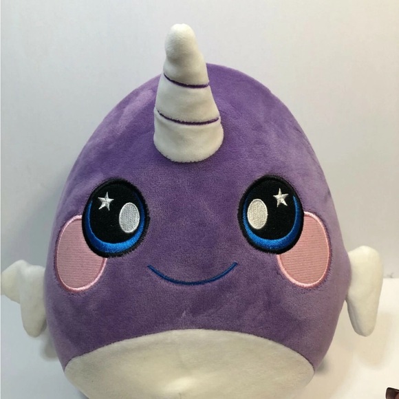 Purple Narwhal Stuffed Animal - Picture 3 of 9